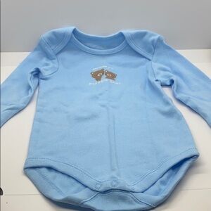 - 2) Gymboree Blue long Sleeve Onsie 3-6 mo…